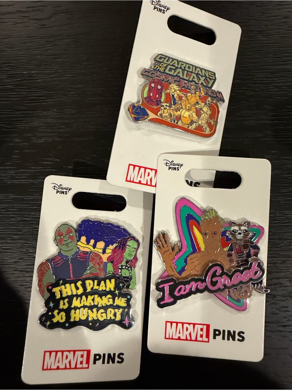 Marvel Guardians of the Galaxy Enamel Pin Set - Multicolor